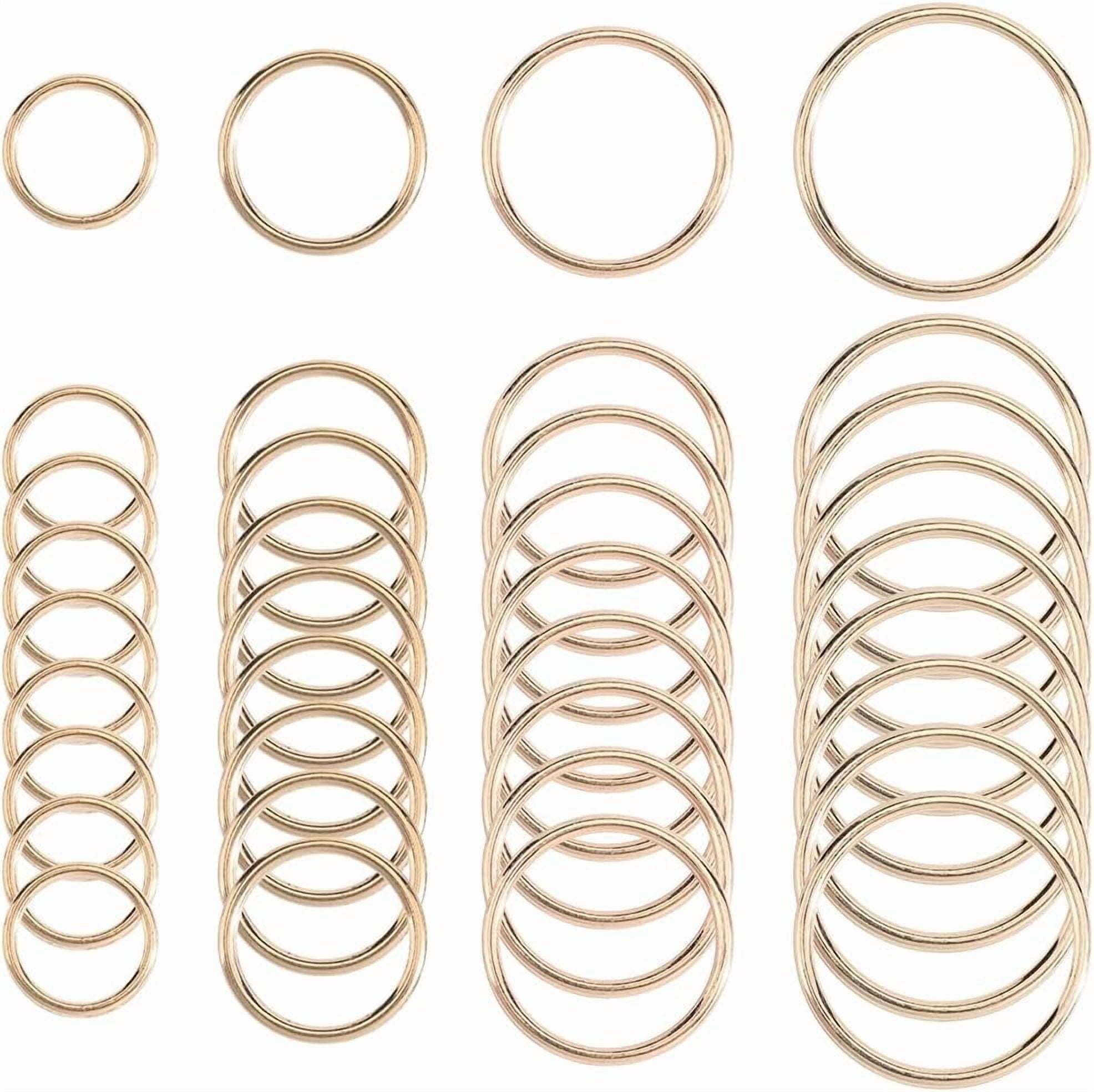 Craft County O-ring in acciaio saldato – ideale per progetti fai