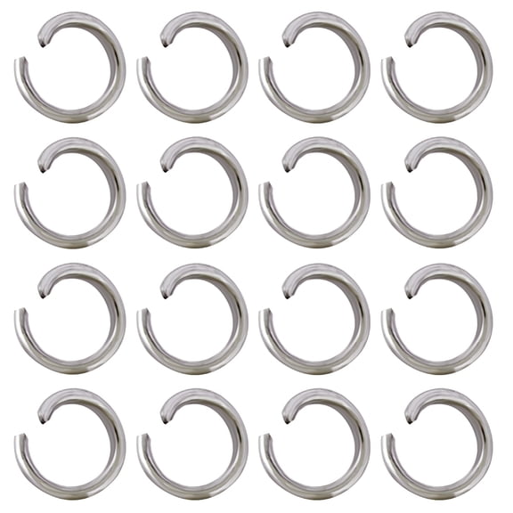 1 Box 5000Pcs Jumping Rings Bulk Open Jump Rings 304 Stainless Steel 4mm Split Metal Connectors DIY