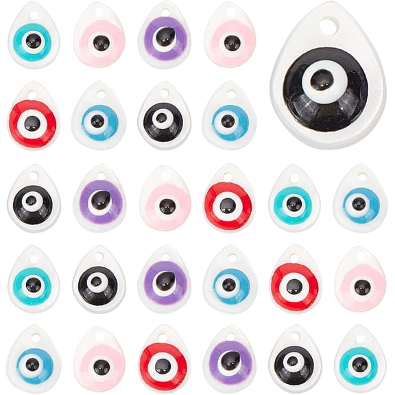1 Box 50Pcs Natural Freshwater Shell Charms Teardrop Shell Beads for Bracelet Necklace Jewelry Making