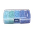 thumbnail image 1 of 1 Box 5mm PE DIY Fuse Beads Refills for Tube Blue 5x5mm Hole: 3mm about 1900pcs/ box, 1 of 5