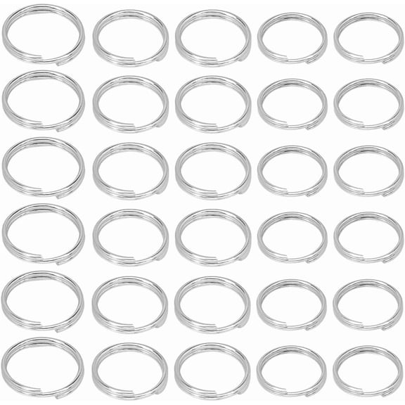 1 Box 600Pcs Stainless Steel Split Rings Bulk Split Jump Rings Silver Hypoallergenic Small Keychain Double Loops Round Split Ring for Jewelry Making Supplies Necklaces Bracelet Earrings DIY DIY