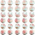 thumbnail image 1 of 1 Box 60PCS 15MM Rose Flower Print Silicone Beads with 2MM Hole Round Printed Floral Rubber Colorful Spacer Focal Loose Bead Bulk for Jewelry Making Keychain Bracelets DIY Craft Supply, 1 of 6