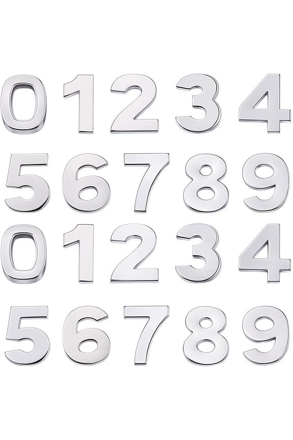 1 Box 60Pcs 10 Styles Number Slider Charms Silver Slide Charms Metal Alloy Gloss Digital 0 to 9 Numbers 8mm Hole Beads for Jewelry Making Supplies DIY Crafts Wristbands Bracelets Adults