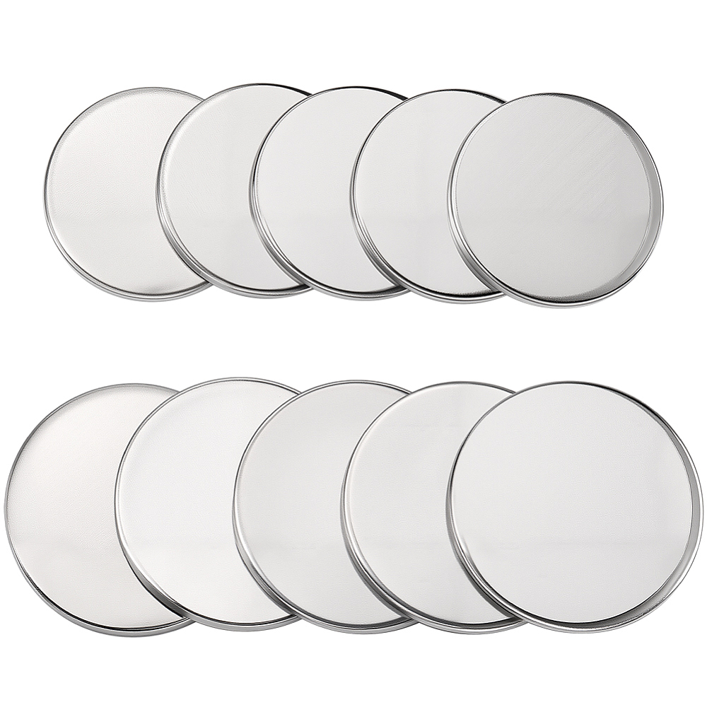 1 Box 60Pcs 304 Stainless Steel Discs Silver Metal Flat Round Circle ...