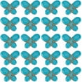 thumbnail image 1 of 1 Box 60Pcs Blue Turquoise Beads Bulk Butterfly Turquoise Healing Stone Insect Butterflies Wings Loose Spacer Beads for Jewelry Making Necklace Bracelet DIY Women Craft Beginners, 1 of 6