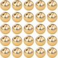 thumbnail image 1 of 1 Box 60Pcs Gold Earring Backs 304 Stainless Steel 4mm Screw Ball Backs, 1 of 9