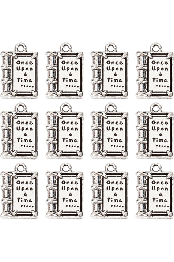 1 Box 80Pcs Book Charms Inspirational Message Graduation Book Charm Bulk School Pendants for Jewelry Making DIY Earrings Bracelet Necklace Craft Women Adult for making