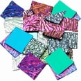 thumbnail image 1 of 1 Box 84g Dichroic Glass Scrap Fusible Glass Pieces with Iridescent Color Rainbow Fusing Microwave Kiln Art Pieces Compatible Material for Jewelry Making Supplies DIY Pendant Crafting, 1 of 7