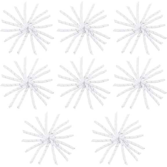 1 Box 8Pcs White Gift Wrap Bows Bulk Curly Small 10x10cm Wedding Holiday Self Adhesive Wrapping Twist Tie Ribbon Bows for Presents Accessories Treat Bags Wine Bottle Birthday Party Favor DIY