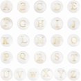 thumbnail image 1 of 1 Box 8mm 52Pcs Letter Shell Beads Shells Beads Natural Alabet White A to Z Letters Spell Name Conch Summer Loose Spacer for Crafts Jewelry Making DIY Bracelet Necklace Supplies Handmade, 1 of 5