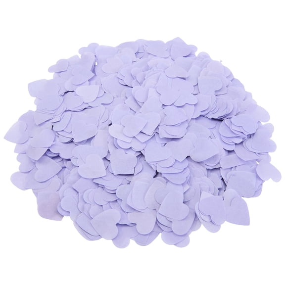1 Box About 100G Tissue Paper Confetti Purple Heart Confetti Bulk Small Lightweight Romantic Paper Scatter