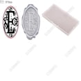thumbnail image 1 of 1 Box Adhesive Wax Seal Stickers Envelope Seal Decoration For Craft Scrapbook DIY Gift Silver Color Letter E 30mm 50pcs/box, 1 of 1