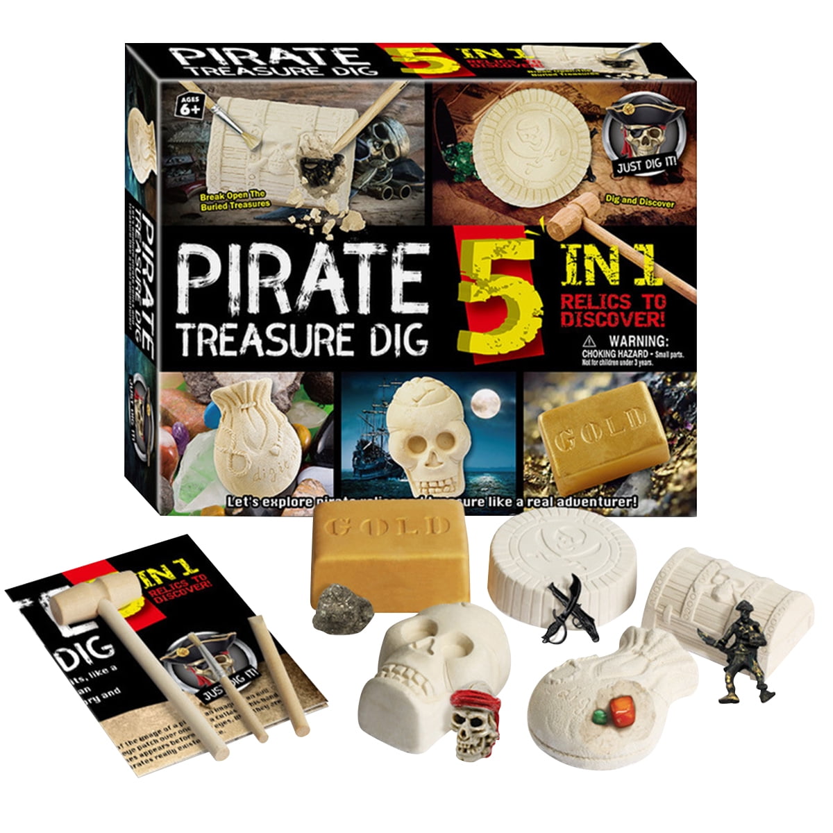 1 Box Archaeological Excavation Tool Toy Funny Archaeology Digging Toy ...