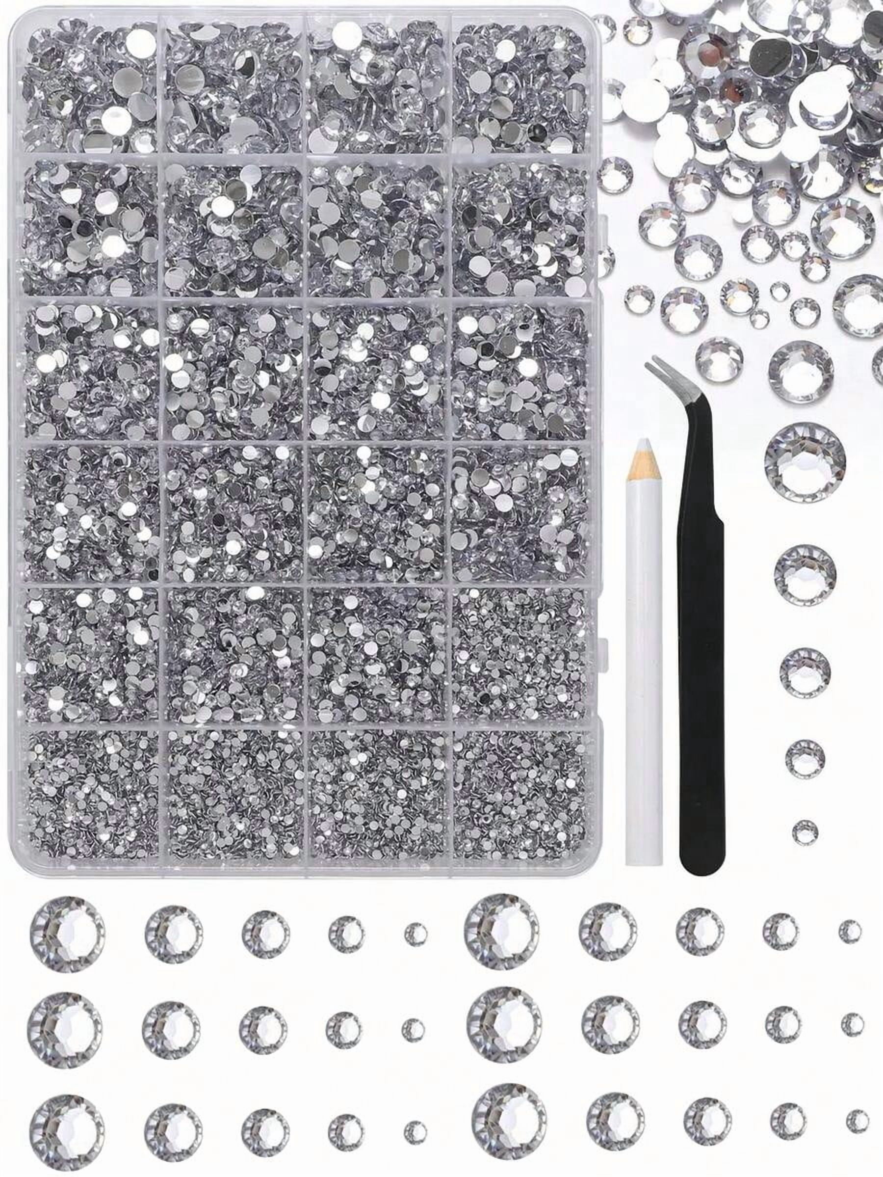 1 Box Assorted Color ABS Rhinestones, Resin Flat Diamonds, Shiny Nail Art Decorations For DIY Crafts And Manicure Accessories Nails Nail Supplies Nail Gems