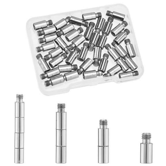 1 Box Brass Photo Albums Extra Posts Screws Long Extension Posts Binding Screws Platinum 34x5mm Inner Diameter: 3.5mm 20pcs/box