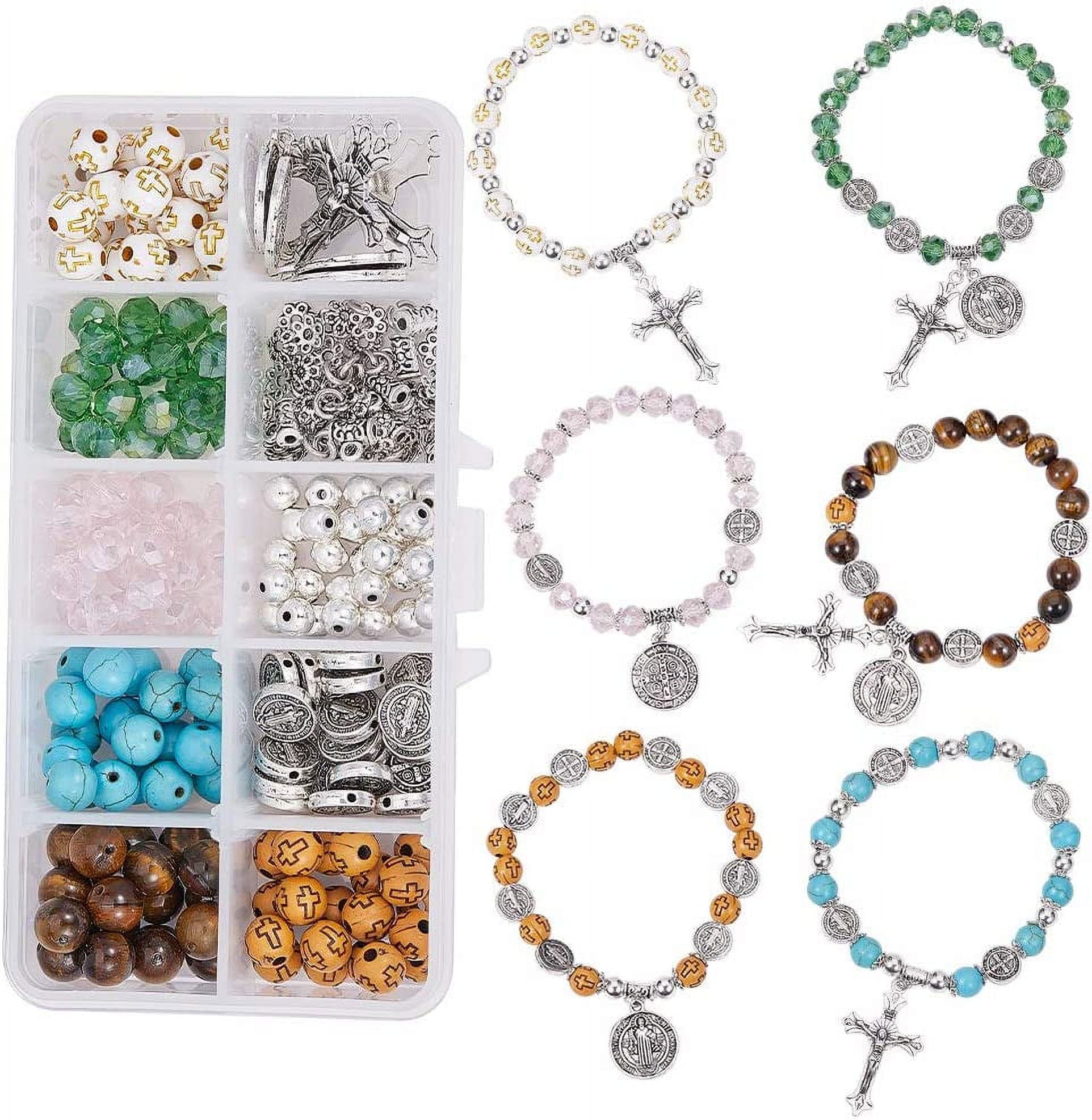 70pcs Bracelet Necklace Set DIY Creative Charm Bracelet Making Set Jewelry  Making Kit For Girl Birthday Gifts