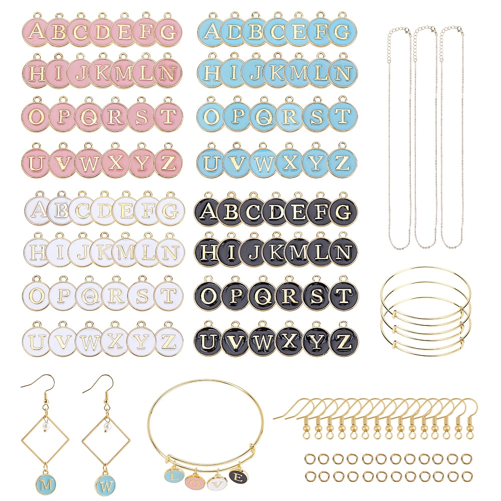 1 Box DIY Jewelry Set Making Kits include Iron Earring Hooks & Cable ...
