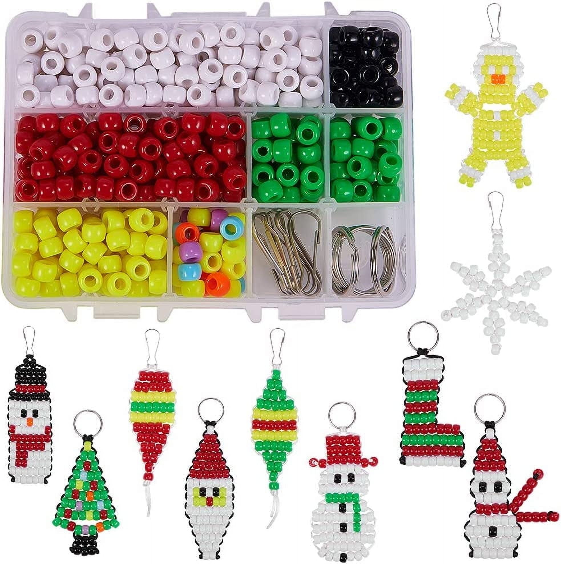 1 Box DIY Make 10PCS Christmas Theme Bead Pets Kit 8mm Pony Beads  Assortment Box Set with Key Ring \u0026 Lanyard Clips Instruction - Walmart.com, image size:1966x1978
