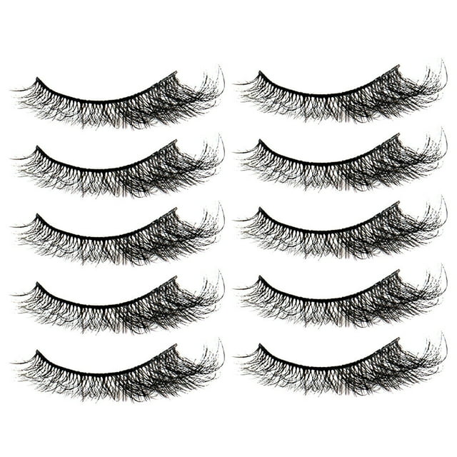 1 Box False Eyelashes Fluffy Curly False Lashes Makeup False Lashes