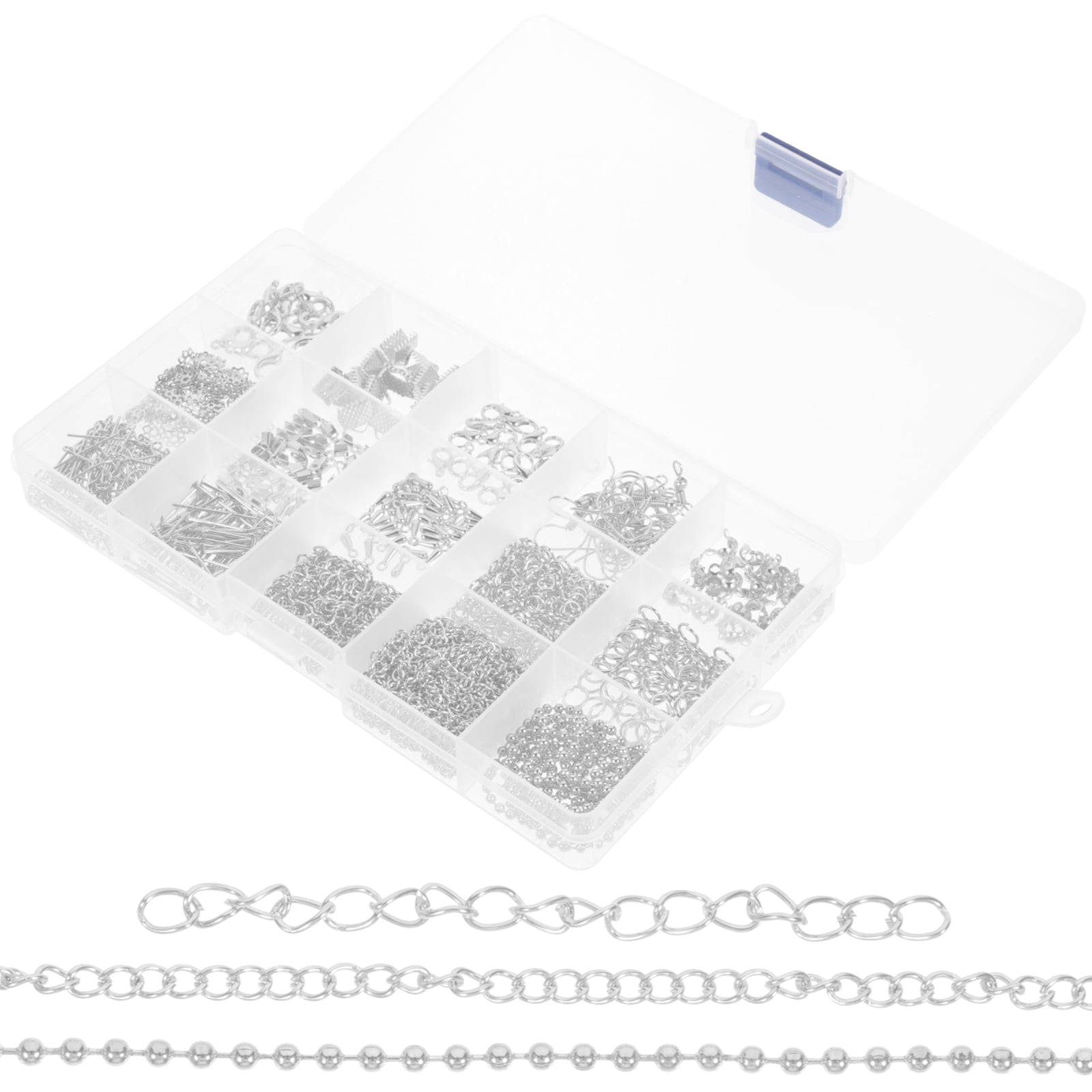 Raindrops Jewelry Making Kit for Necklace and Bracelet, Complete Material Box for Crafting Custom Accessories