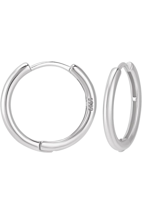 1 Box Leverback Earring Findings 999 Fine Silver Huggie Hoop Earrings with Loop French Ear Wires Lever Back Earwire Hooks for Women Silver For Crafting