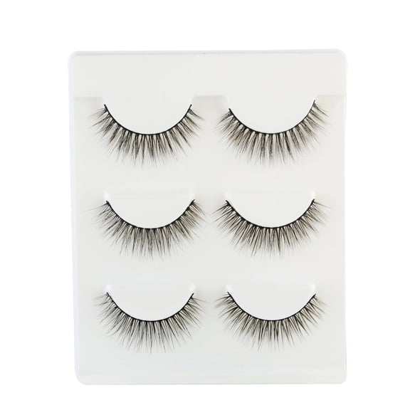 1 Box Luxury 3D False Lashes, Fluffy Strip Eyelashes, Long Natural Party Lashes, Handmade, Reusable