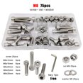 thumbnail image 2 of 10x M2-M8 Alloy Steel / Stainless Allen Hex Socket Cap Head Screws – Black Oxide, Grade 12 2 of 6