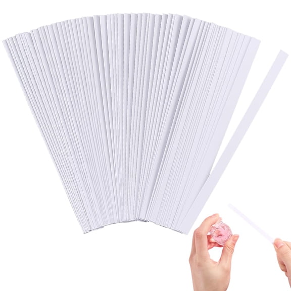 1 Box Perfume Paper Test Strips for Aromatherapy Fragrance Scent Tester White Rectangle 135x7x0.5mm 100pcs/box
