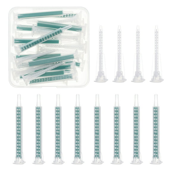 1 Box Plastic Dispensing Needles Mixed Color 30pcs/box for DIY