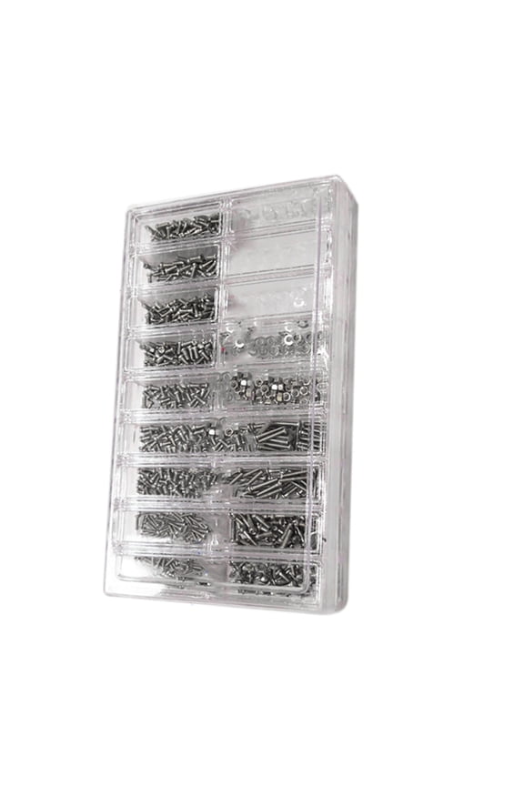 1 Box Stainless Steel Micro Glasses Sunglass Watch Spectacles Phone Tablet Tiny Screws Nuts Screwdriver Set Kits Repair Tool Watchmaker Tool