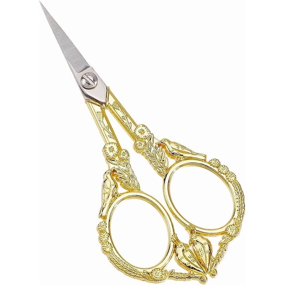 1 Box Vintage Sewing Scissors Sharply Tip Scissors Stainless Steel Embroidery Sharply Cutting Cutter Stitch Shears Bird Shape Scissor for DIY handcrafting