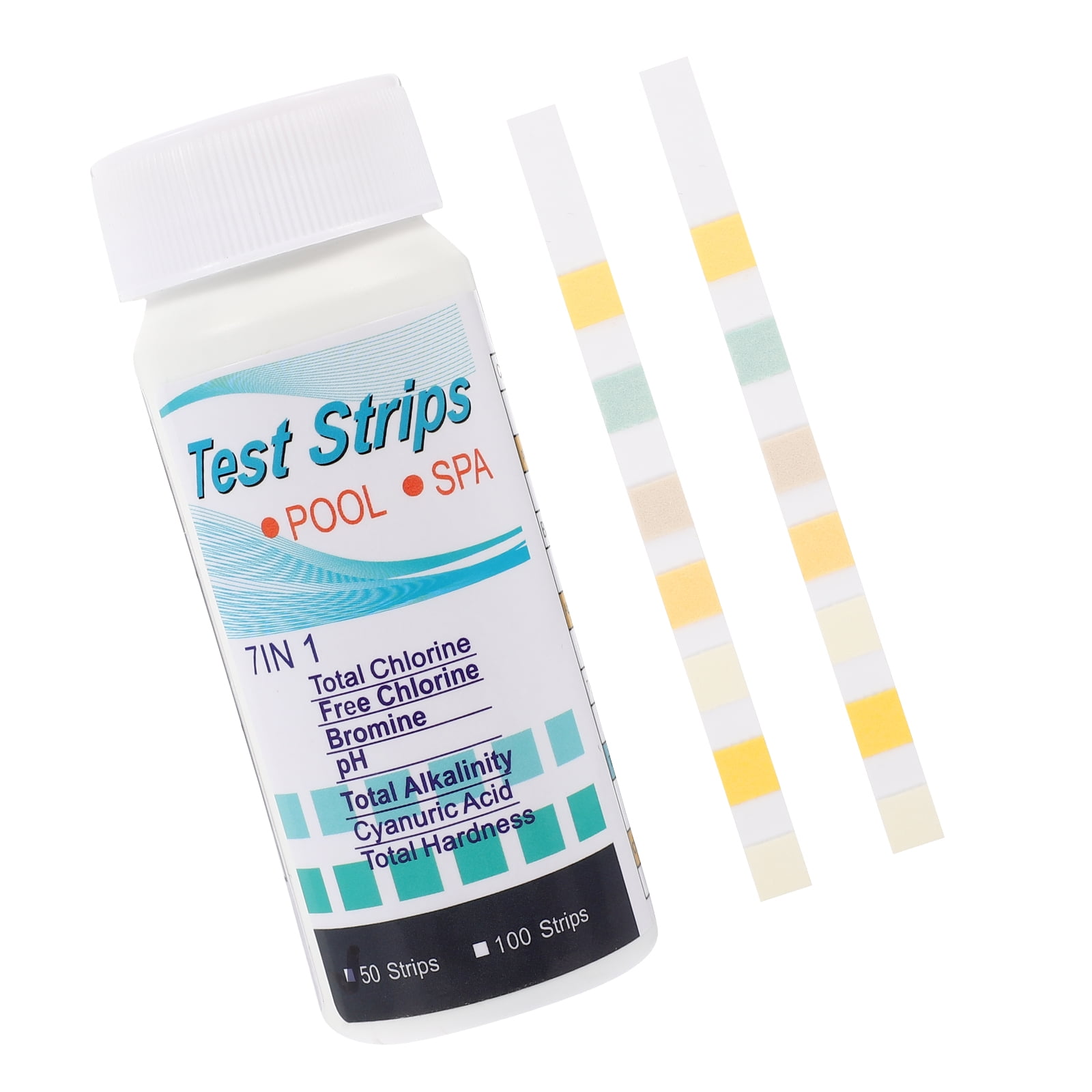 1 Box of Convenient Aquarium Water Test Strips 7 in 1 Test Strips