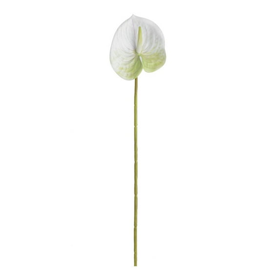 1 Branch Artificial Flower Fresh-keeping Artistic 3D Printing Elegant Vivid Fake Anthurium Flower Photography Props