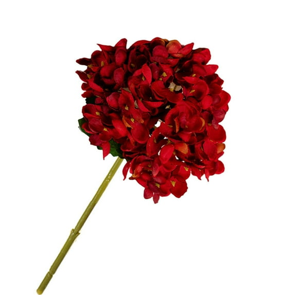 1 Branch Artificial Flower Realistic Looking No Watering 6 Forks Simulation Hydrangea Wedding Decoration Home Decor