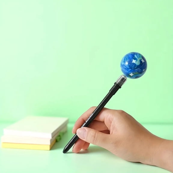 1 Branch Star Floating Pen - Healing Stress Relief, High Cost-Effectiveness 0.5Mm Long Cap Glue Pen, Office Supplies, Gifts, Desktop Additions, Modern Writing Tools, Aesthetic