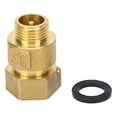 thumbnail image 1 of 1 Brass Check Valve For Water Meter Backflow Prevention, Low-Speed Threaded Tool, DN15x20 Leak-Proof & Durable For Water Control & Safety, 1 of 9