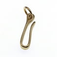 thumbnail image 1 of 1* Brass Keychain Keyring Belt U Hook Wallet Chain Fish Hook, 1 of 16