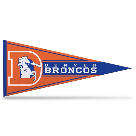 1 Broncos Retro Mini Pennant - One Mini Pennant