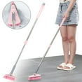 thumbnail image 1 of 1 Broom Clearance! Shower Bathtub Tub and Tile Scrubber Brush Floor Brush With Powerful Flexible With Long Handle Scrubber Reusable Sturdy Cleaning Brush for Bathroom Bathtub Toilet Kitchen, 1 of 9
