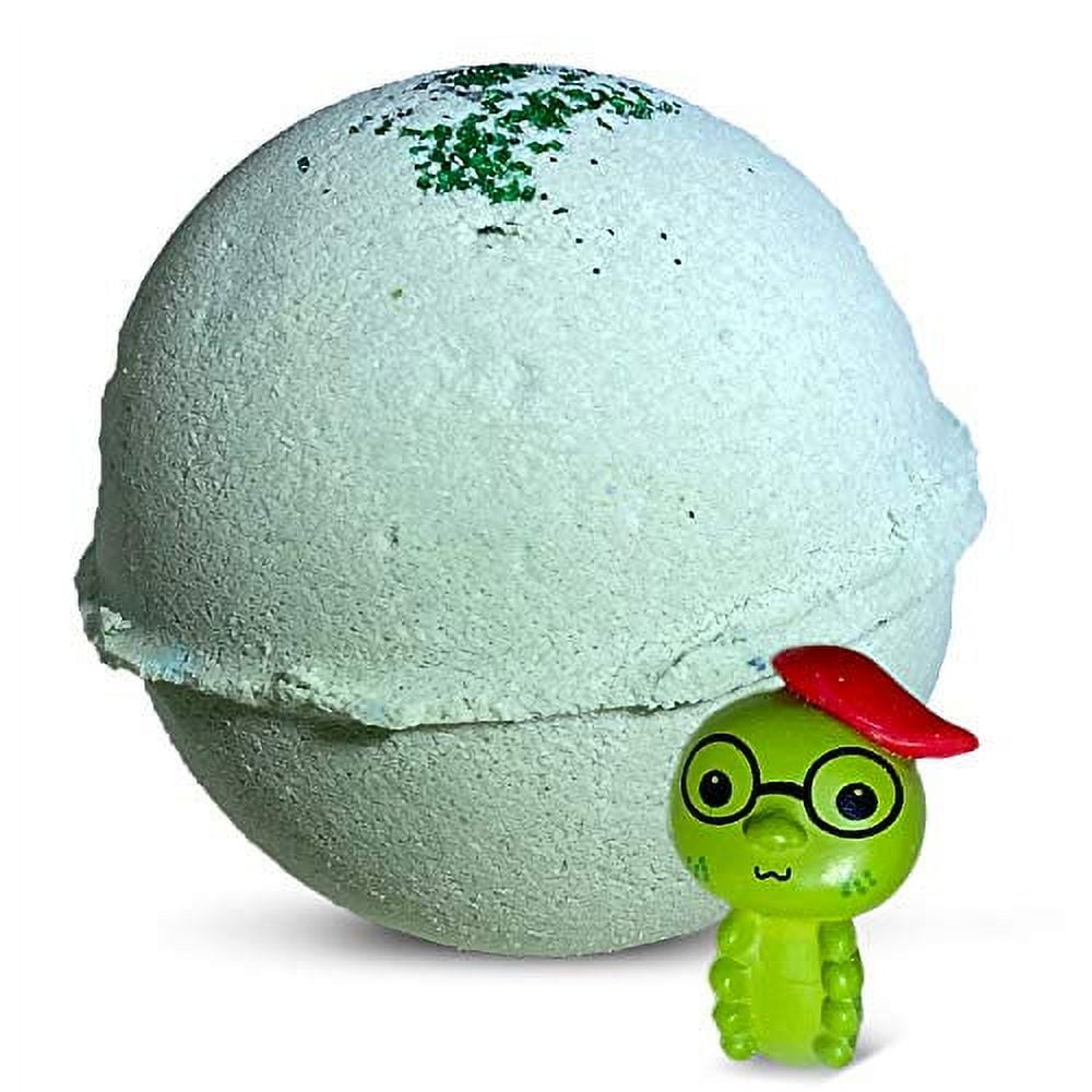 Bubble Bath Bomb For Kids With a Surprise Toy Caterpillar Inside Safe