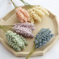 thumbnail image 1 of 1 Bunch of Lavender (6 Stalks) Clearance! Nomeni Ear of Grain Flowers Small Fresh with Grass Artificial Flowers Beige, Fake Flowers Promotion Sale! Beige, 1 of 2