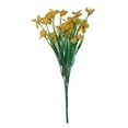 thumbnail image 1 of 1 Bunch of Yellow Artificial Flowers - Submarinen Flowers Artificial Outdoor Flower & Realistic Flowers Plant for Outside Home Indoor Planter Yard, 1 of 9