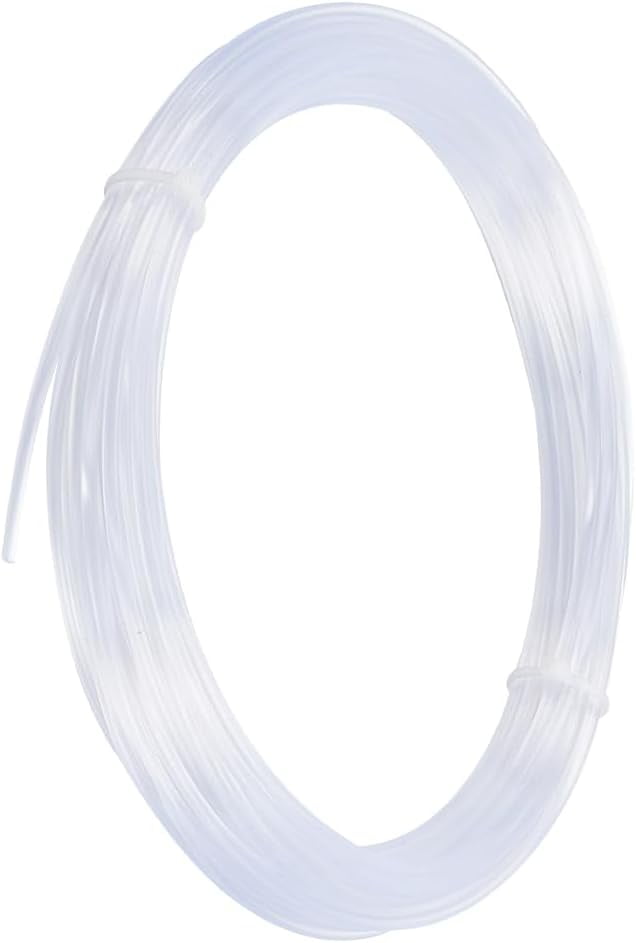 BENECREAT 10m Plastic Boning Roller, 2mm PP Corset Strips Round White