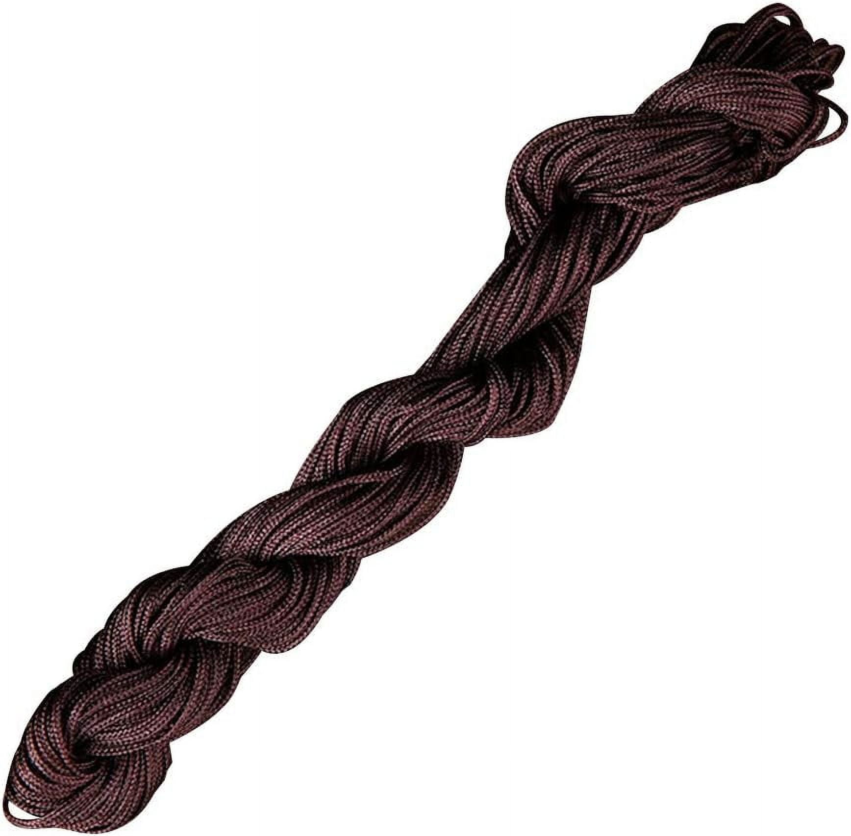 Cordon Queue De Rat En Nylon Satiné 1 Mm Pour Bijoux