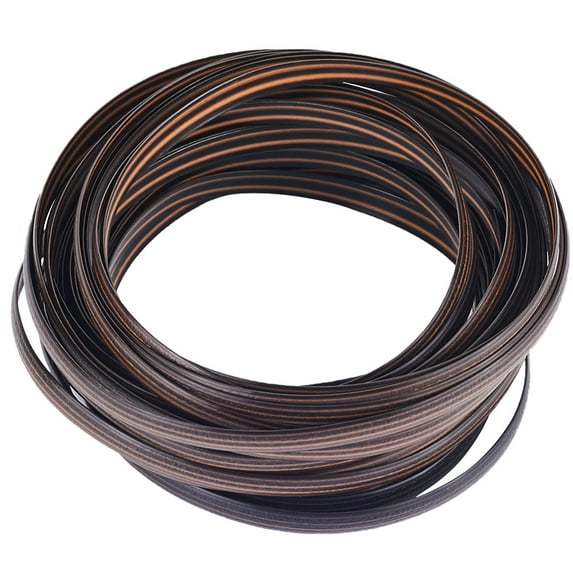 1 Bundle PE Plastic Imitation Rattan Wicker Solid Weaving Material Flat ...