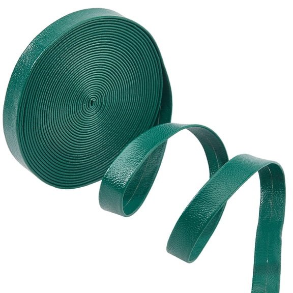 1 Bundle PU Leather Ribbons for Bags Jewelry Making DIY Crafting Dark Slate Gray 1/2 inch(12mm) about 5.47 Yards(5m)/Bundle