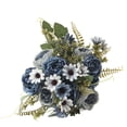 thumbnail image 1 of 1 Bundle Peonies Artificial Flowers Faux Roses Silk Flowers Artificial Flowers Rose Bouquet for Wedding Table Centerpiece Floral Vase Home Office Bridal Decor, 1 of 9