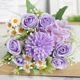 thumbnail image 1 of 1 Bundle Peonies,Artificial Flowers Faux,Roses,Silk Flowers,Hydrangea,Artificial Bouquet for Wedding,Table Centerpiece Floral Vase,Home Office Bridal Decor, 1 of 6