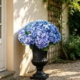 thumbnail image 1 of 1 Bundles Hydrangea Artificial Flowers for Outdoors and Indoor,UV Resistant Faux Hydrangea Flowers for Garden, Porch, Yard, Window Box & Outdoor Wedding Decoration, 1 of 6