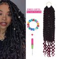 thumbnail image 1 of 1 Bundles/Lot 20 Inch Long Spring Twist Crochet Braids Bomb Twist Crochet Hair, Afro KiLELINTAy Curly Crochet Braids Synthetic Hair Extensions for Hair Braiding,70g, 1 of 8